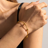 Minimalistisches elegantes Perlenarmband